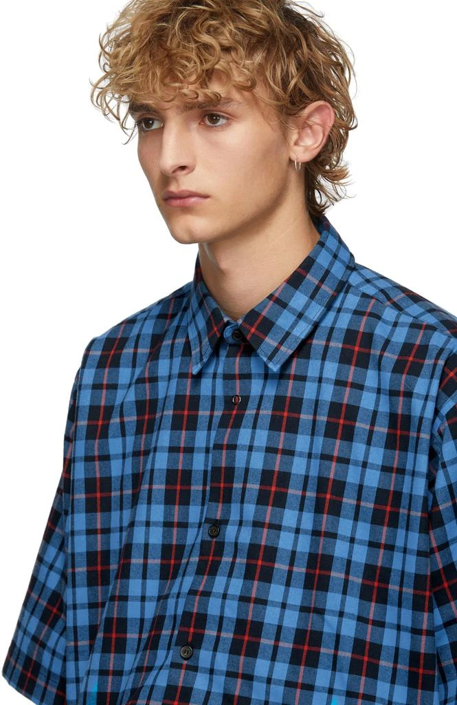 商品Acne Studios|Blue & Red Check Flannel 衬衫,价格¥967,第4张图片详细描述