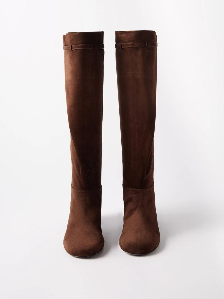 商品Khaite|Admiral 45 suede knee-high boots,价格¥6424,第5张图片详细描述