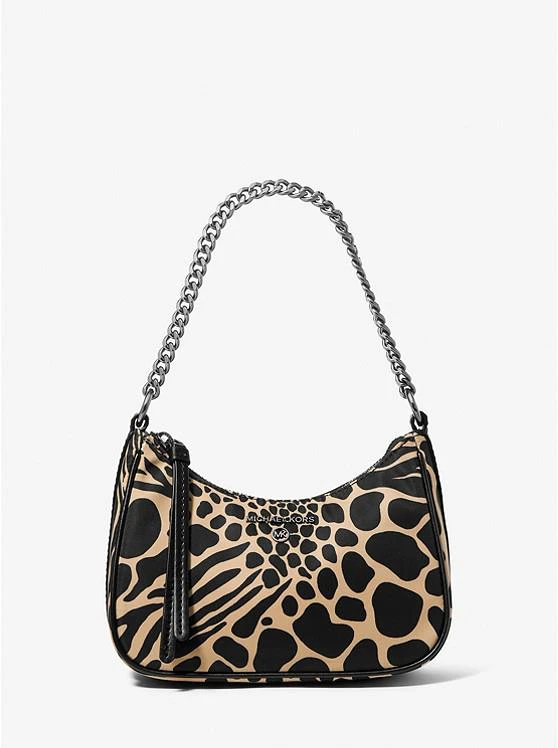 商品Michael Kors|Jet Set Charm Small Animal Print Nylon Shoulder Bag,价格¥802,第1张图片