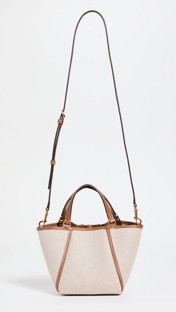 商品Tory Burch|Tory Burch Mcgraw Canvas Mini Dragonfly Satchel,价格¥1312,第4张图片详细描述