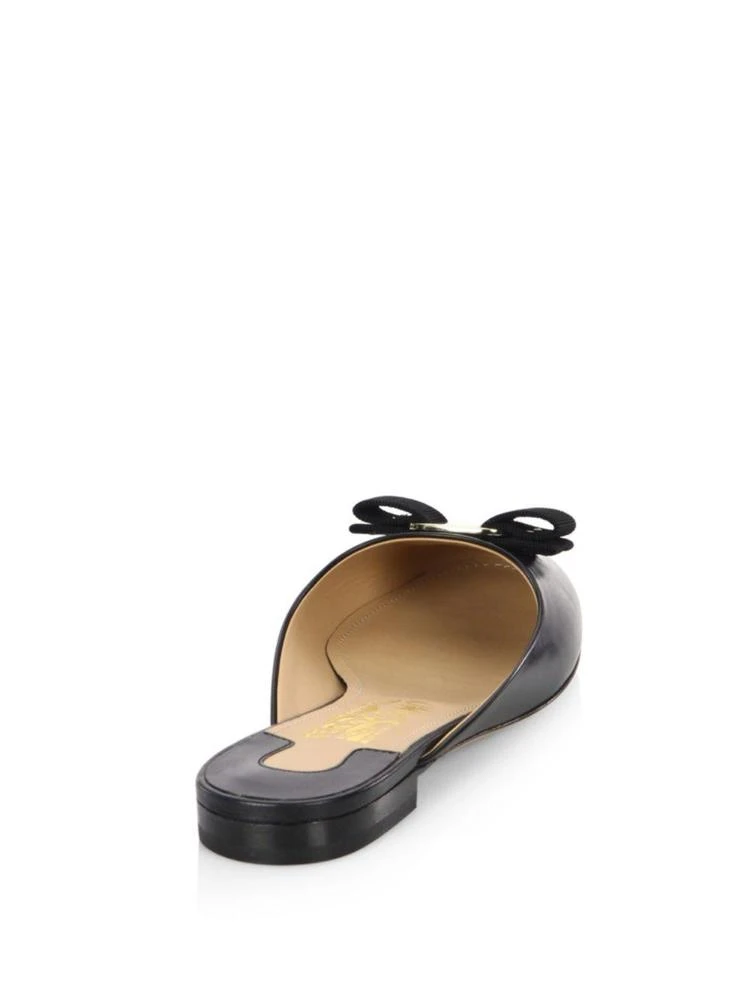 商品Salvatore Ferragamo|Emile Leather Slide Flats,价格¥2599,第2张图片详细描述