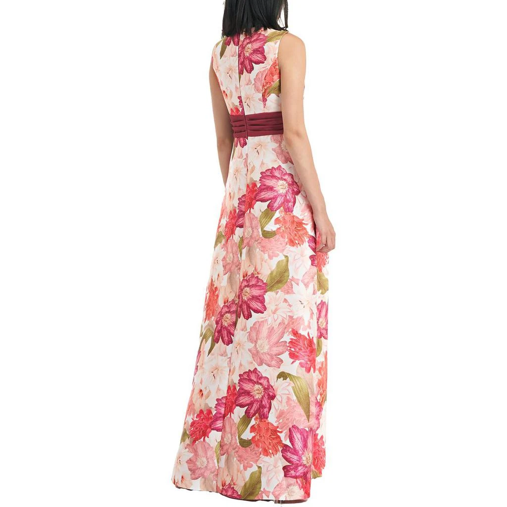 商品Kay Unger|Kay Unger New York Womens Melanie Floral Skirt Overlay Jumpsuit,价格¥450,第2张图片详细描述