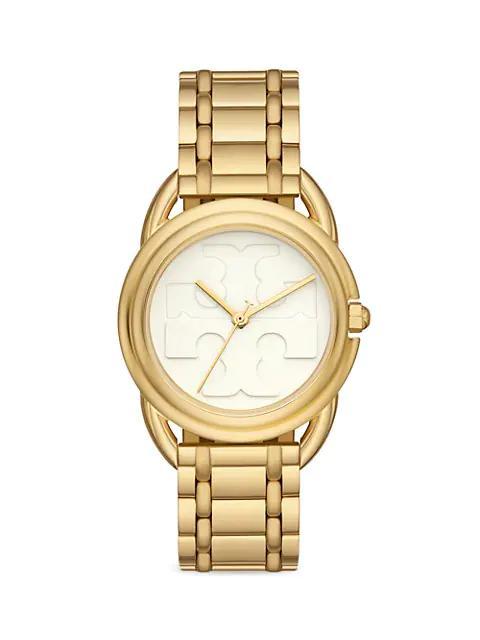 商品Tory Burch|The Miller Goldtone Stainless Steel Bracelet Watch,价格¥2207,第1张图片