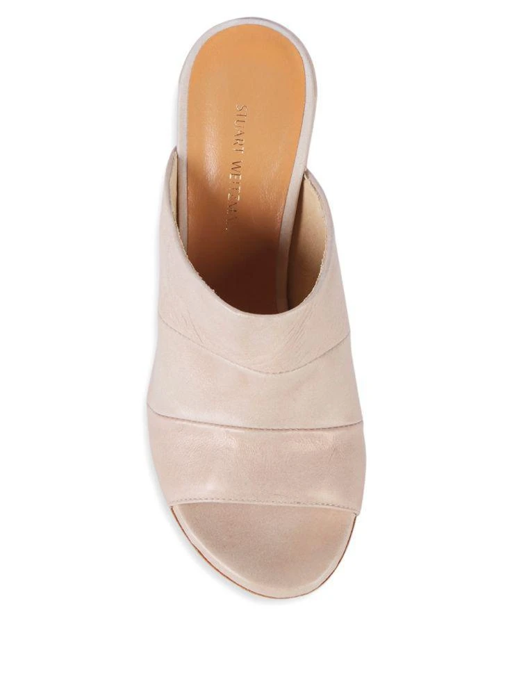商品Stuart Weitzman|Sequel Leather Sandals,价格¥1105,第4张图片详细描述