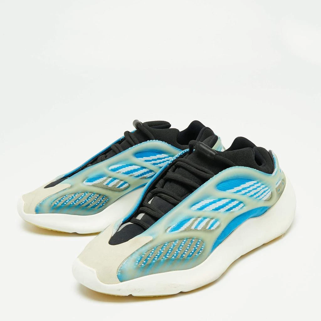 商品[二手商品] YEEZY|Yeezy x Adidas Blue/White Mesh And Rubber Yeezy 700 V3 Arzareth Sneakers Size 43 1/3,价格¥1470,第2张图片详细描述