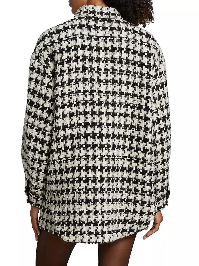 商品ANINE BING|Simon Houndstooth Shirt Jacket,价格¥2348,第5张图片详细描述