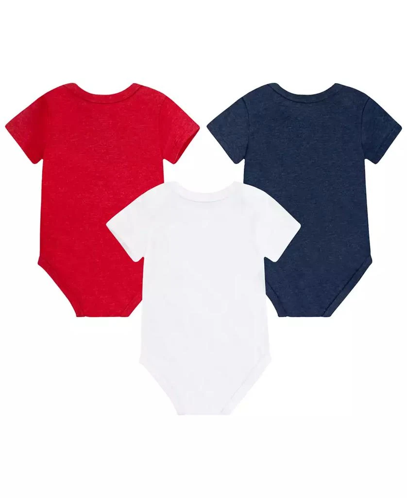 商品Levi's|Baby Boys & Girls Short Sleeves Batwing Bodysuit, Pack of 3,价格¥99,第2张图片详细描述