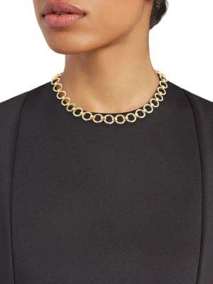 商品Sterling Forever|14K Goldtone Molten 16'' Chain Necklace,价格¥280,第2张图片详细描述