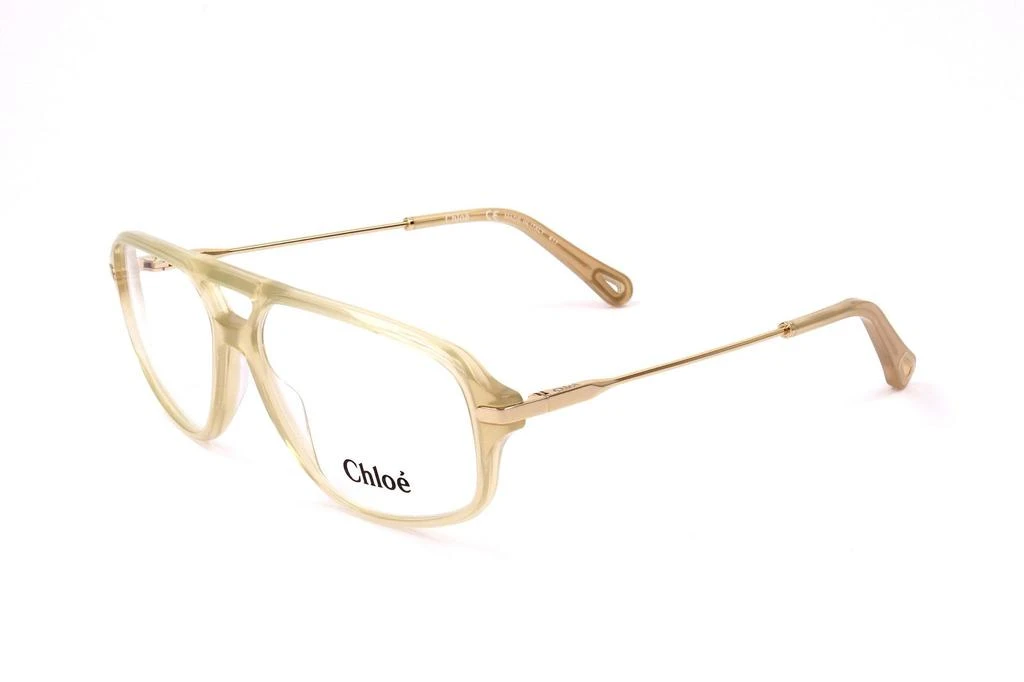 商品Chloé|Chloé Eyewear Aviator Frame Glasses,价格¥1058,第2张图片详细描述