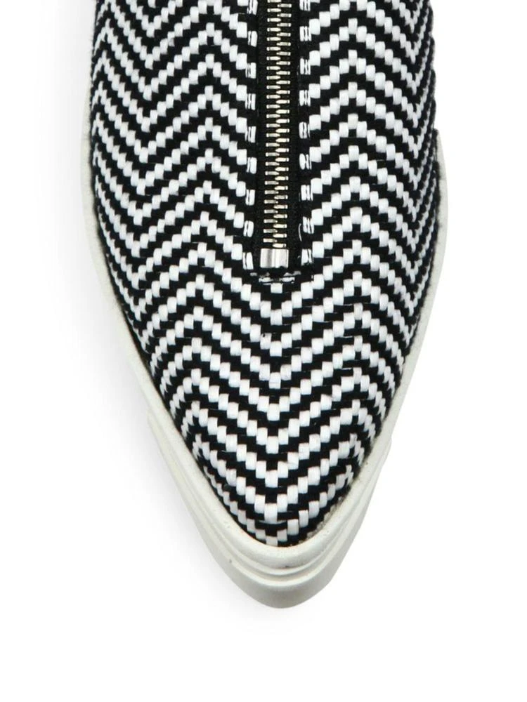 商品Stella McCartney|Sligo Zigzag Zip-Front Sneakers,价格¥1768,第3张图片详细描述