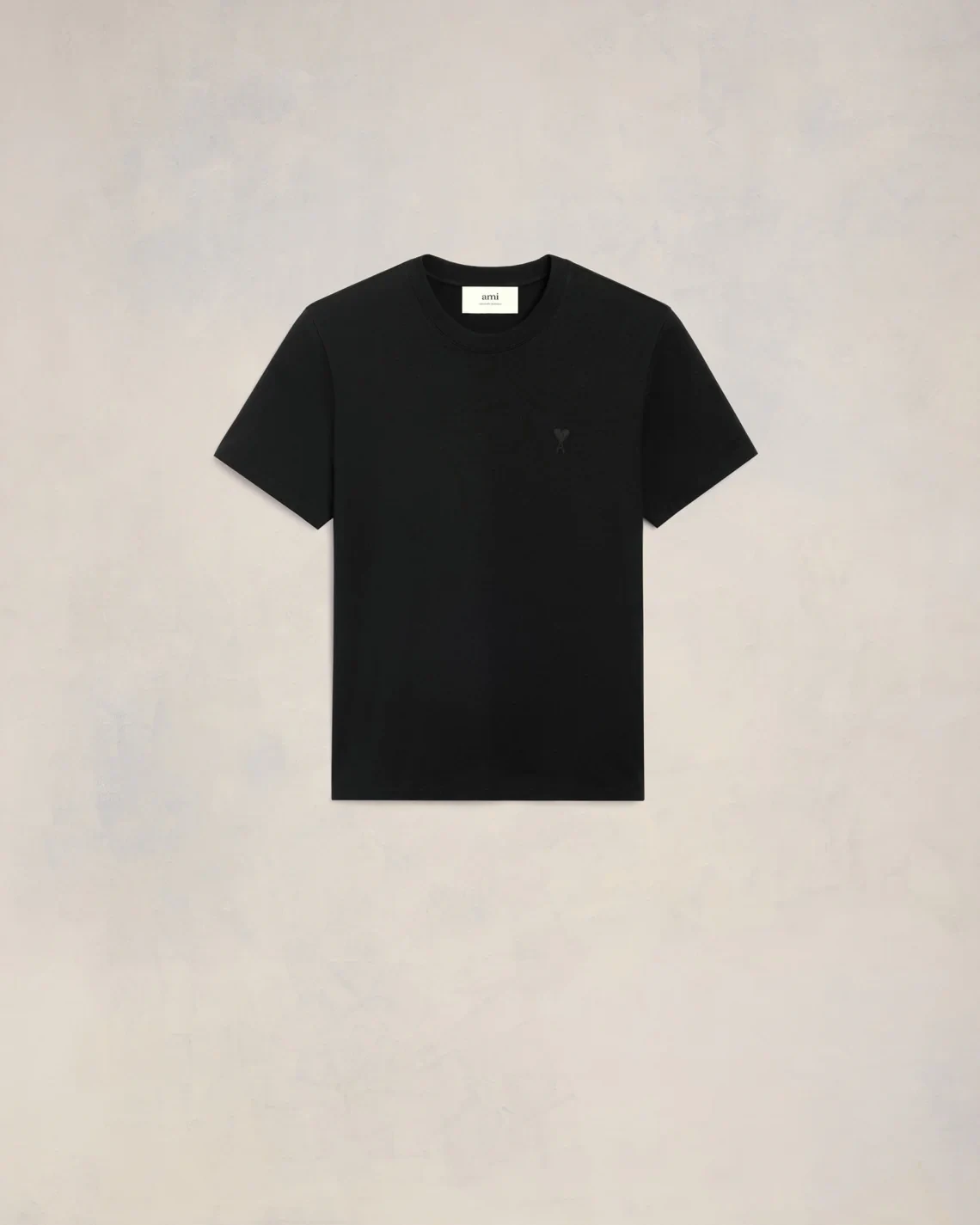 【预售】 AMI PARIS 25春夏 女士 短袖T恤 T-shirt Noir Ami de Coeur En Coton UTS003.724.001  商品