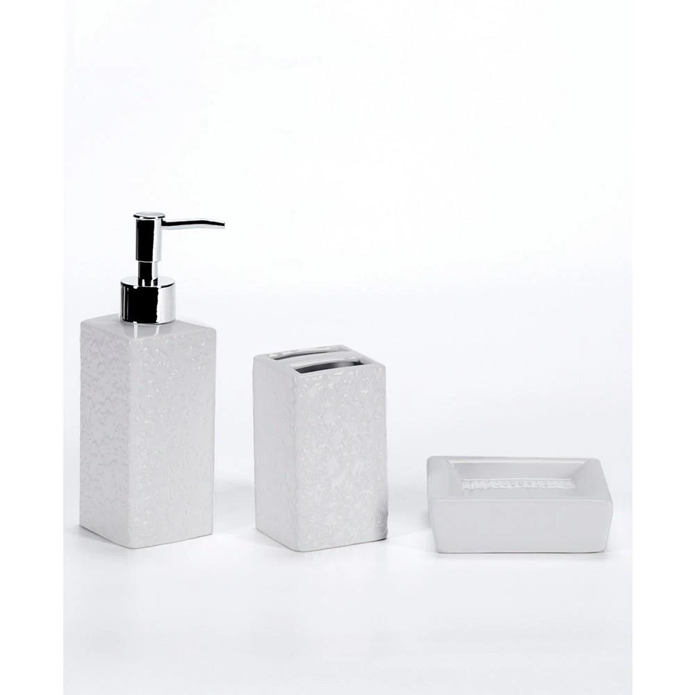 商品Indecor Home|17-Pc. Damask Bath Set,价格¥303,第5张图片详细描述