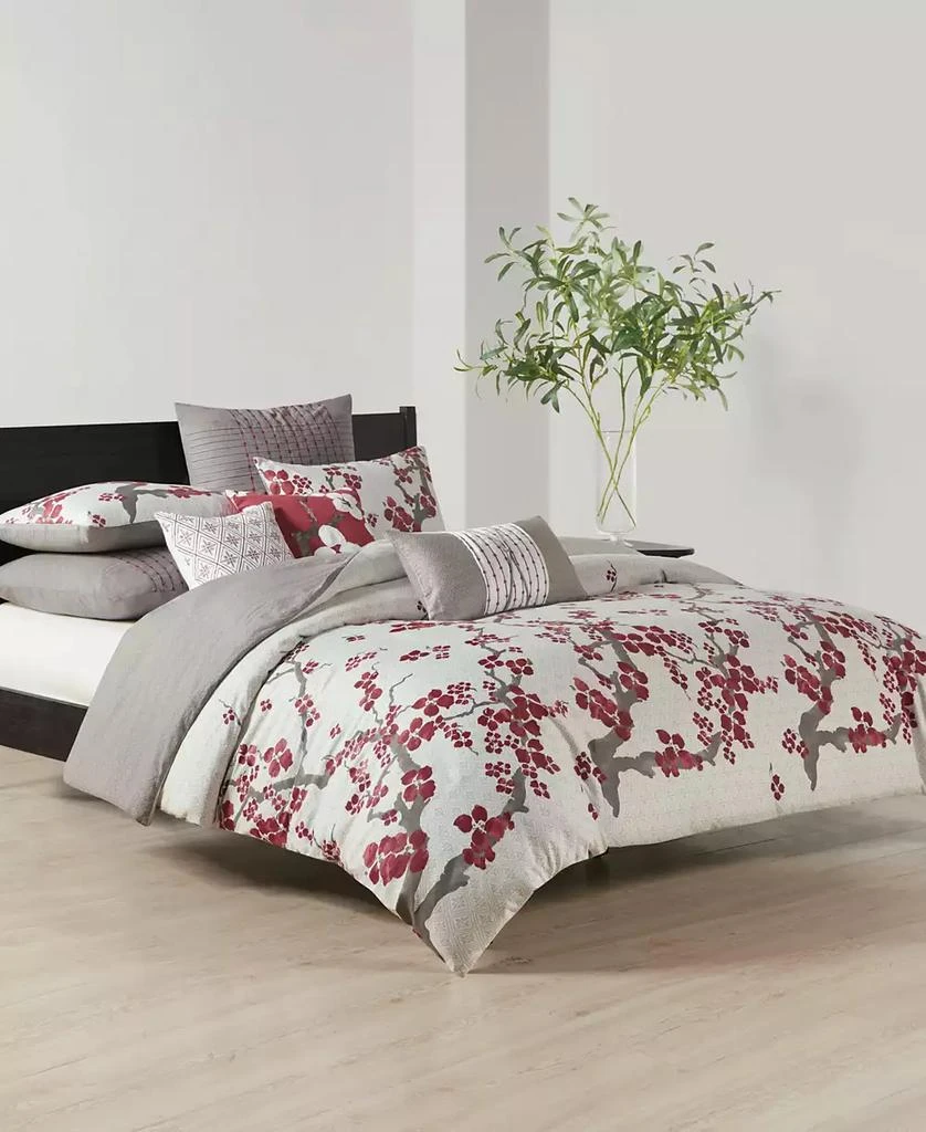 商品Natori|Cherry Blossom 3-Pc. Duvet Cover Set,价格¥410,第2张图片详细描述