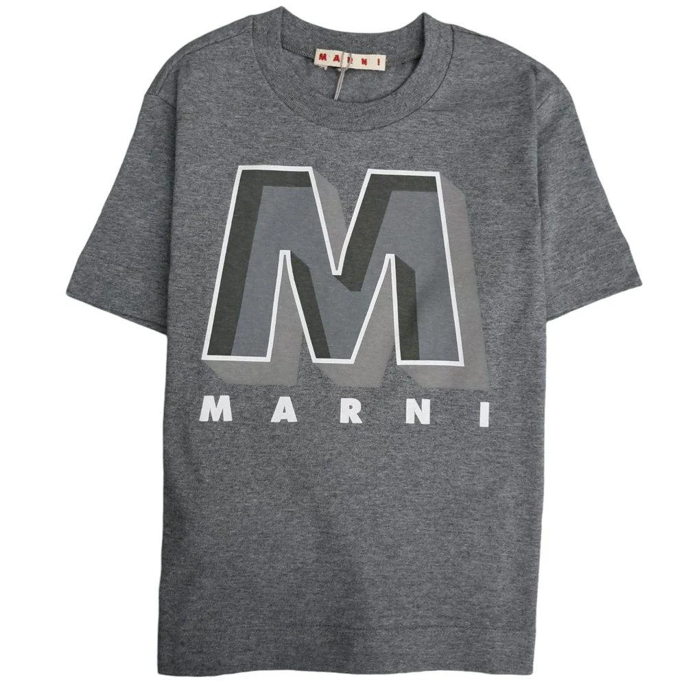 商品Marni|Marni Kids Logo Printed Crewneck T-Shirt,价格¥413,第1张图片