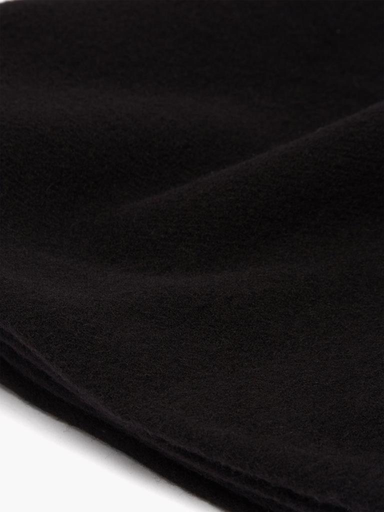 Fringed felted-wool scarf商品第3张图片规格展示