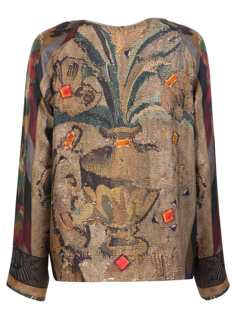 商品Pierre-louis Mascia|PIERRE-LOUIS MASCIA BLOUSE WITH ALL-OVER GRAPHIC PRINT BY PIERRE-LOUIS MASCIA. DESIGN MADE INSPIRED BY ANCIENT ART, CREATING PRINTS WITH A UNIQUE AND INIMITABLE LOOK,价格¥2075,第2张图片详细描述