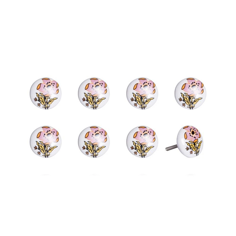 商品KNOB-IT|Handpainted Ceramic Knob Set of 8,价格¥426,第1张图片