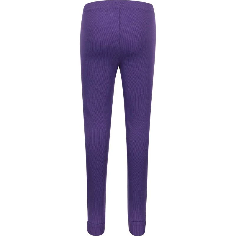 商品Mini Rodini|Ribbed logo leggings in purple,价格¥344,第2张图片详细描述