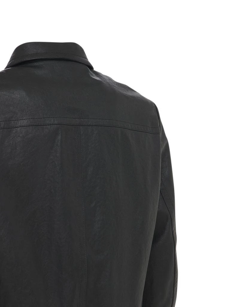 商品Gucci|Leather Bomber Jacket,价格¥31483,第5张图片详细描述