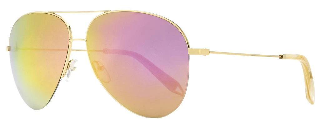 商品Victoria Beckham|Victoria Beckham Women's Aviator Sunglasses VBS90 C05 Gold 62mm,价格¥965,第1张图片