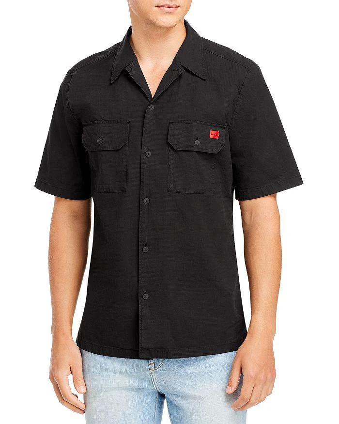 商品Hugo Boss|Elpy Short Sleeve Shirt,价格¥436,第1张图片