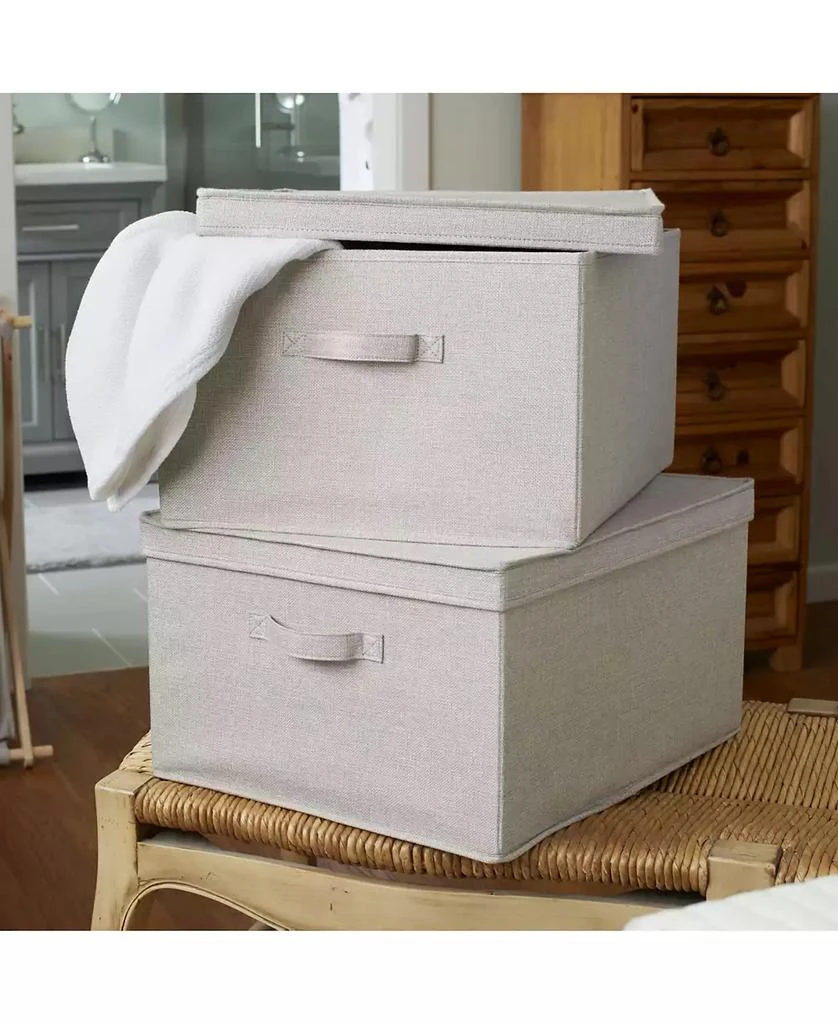 商品Household Essentials|Household Essential Jumbo Fabric Storage Bins 2 Pack,价格¥422,第2张图片详细描述