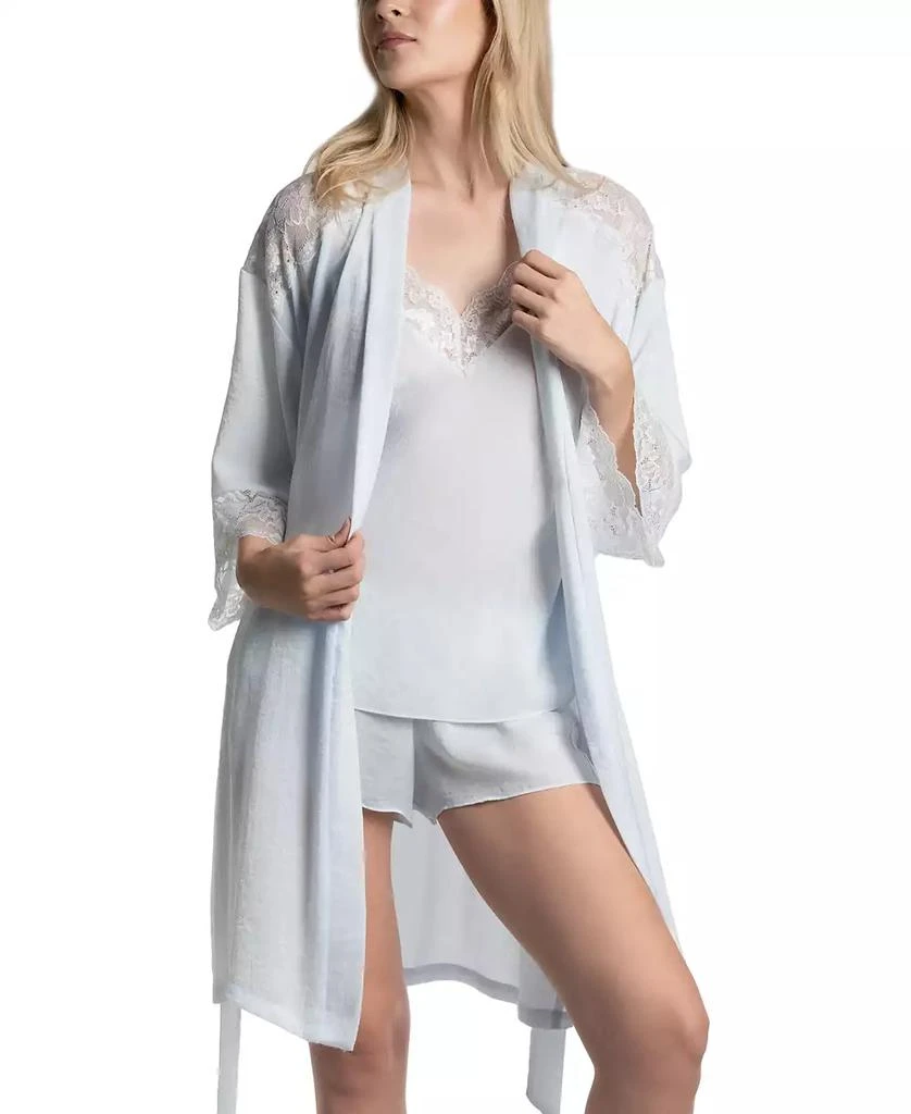 商品Linea Donatella|Women's Luxe Satin Bridal Robe,价格¥160,第4张图片详细描述