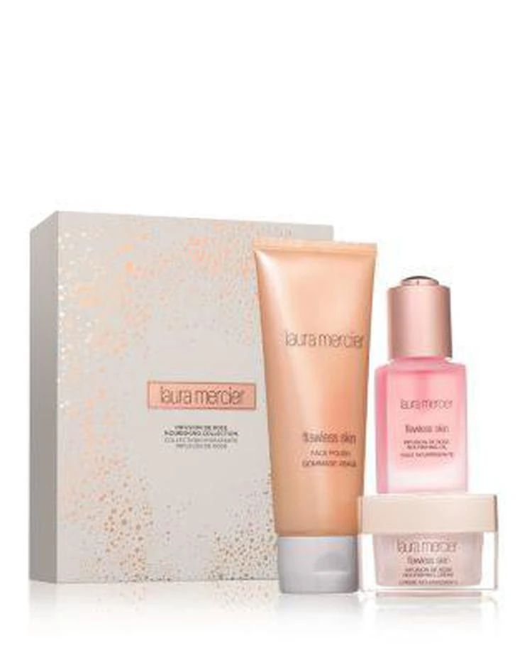 商品Laura Mercier|玫瑰精粹系列护理套装 (价值$137美金),价格¥874,第1张图片