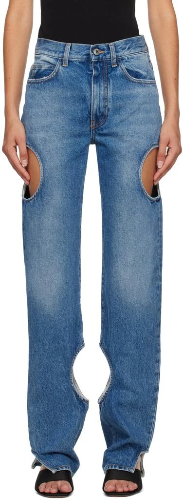 商品Off-White|Blue Meteor Jeans,价格¥2630,第1张图片