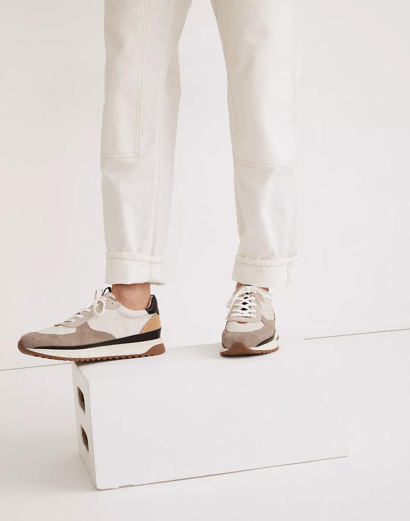 商品Madewell|Kickoff Trainer Sneakers in (Re)sourced Canvas and Suede,价格¥717,第5张图片详细描述