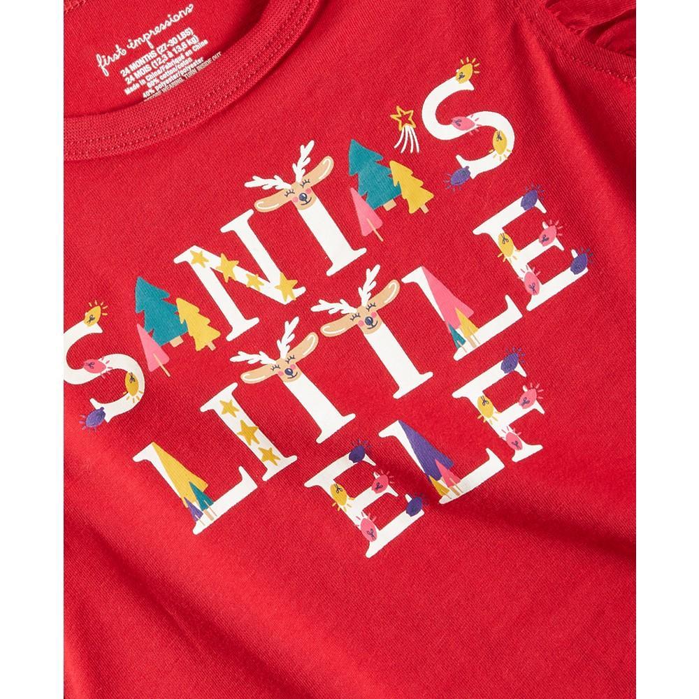 商品First Impressions|Toddler Girl Santa's Elf Top, Created for Macy's,价格¥89,第5张图片详细描述
