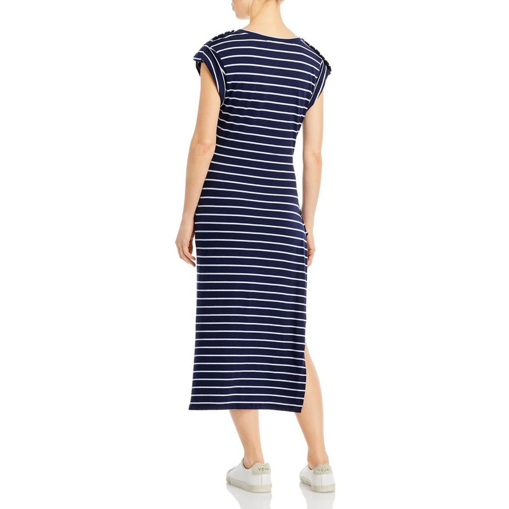 商品Derek Lam|Derek Lam 10 Crosby Womens Marian Ruched Striped T-Shirt Dress,价格¥300,第2张图片详细描述