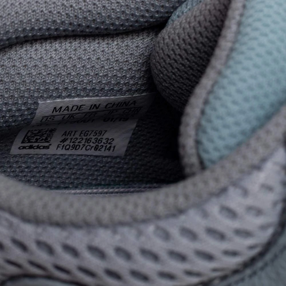 Yeezy x Adidas Grey/Blue Leather And Suede Boost 700 Inertia Sneakers Size 41 1/3 商品