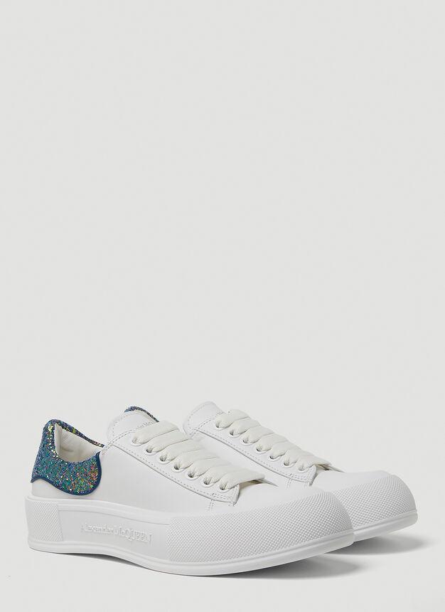 商品Alexander McQueen|Platform Tread Sneakers in White,价格¥1696,第4张图片详细描述