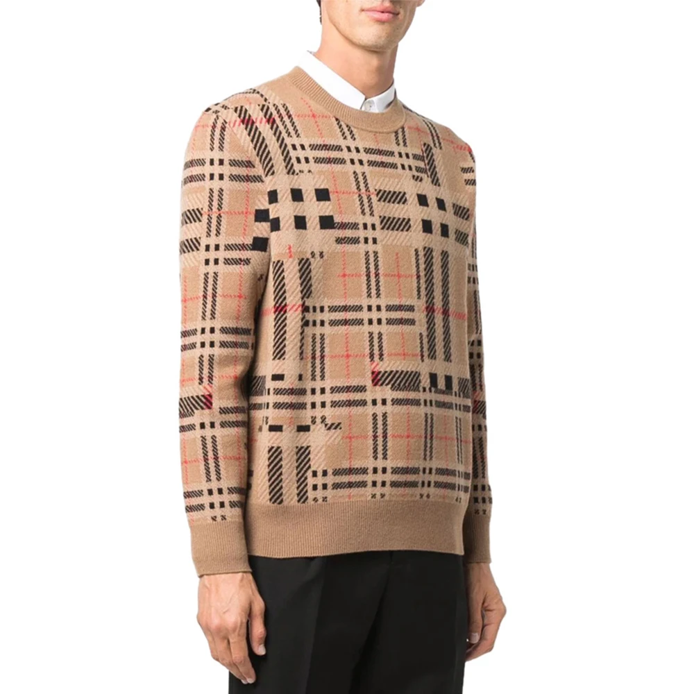 BURBERRY 米黄色男士针织衫/毛衣 8045523 商品