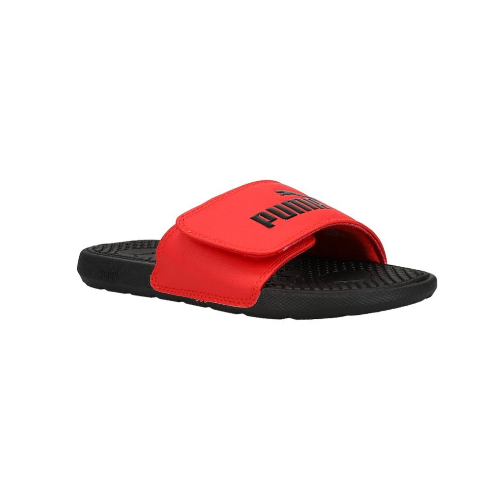 商品Puma|Cool Cat V Logo Slide Sandals (Big Kid),价格¥187,第2张图片详细描述