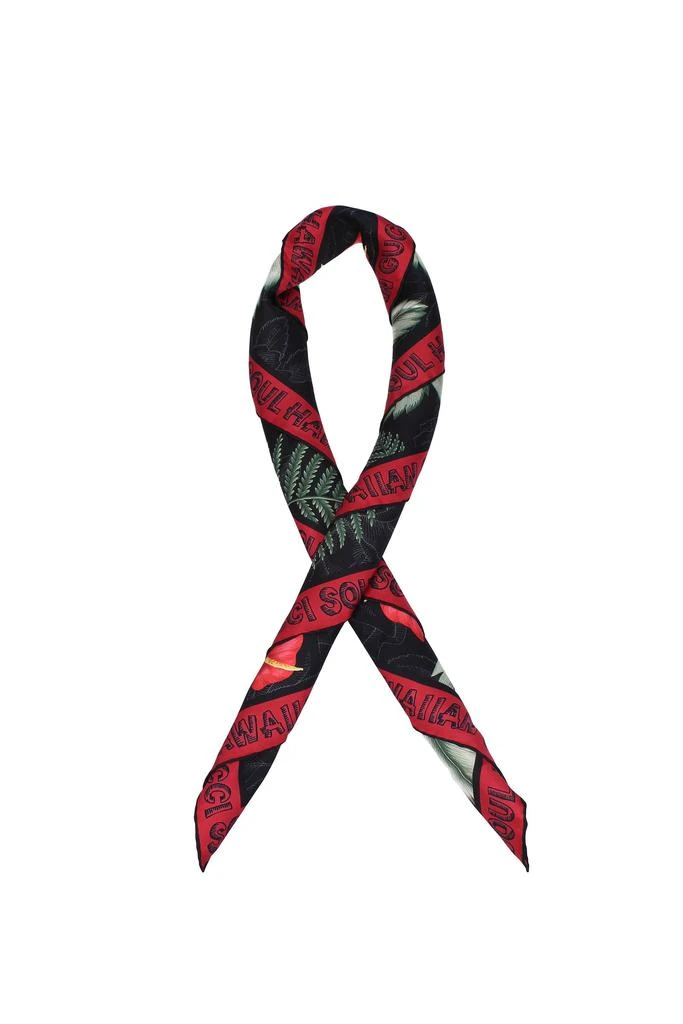 商品Gucci|Foulard Silk Black,价格¥1532,第1张图片