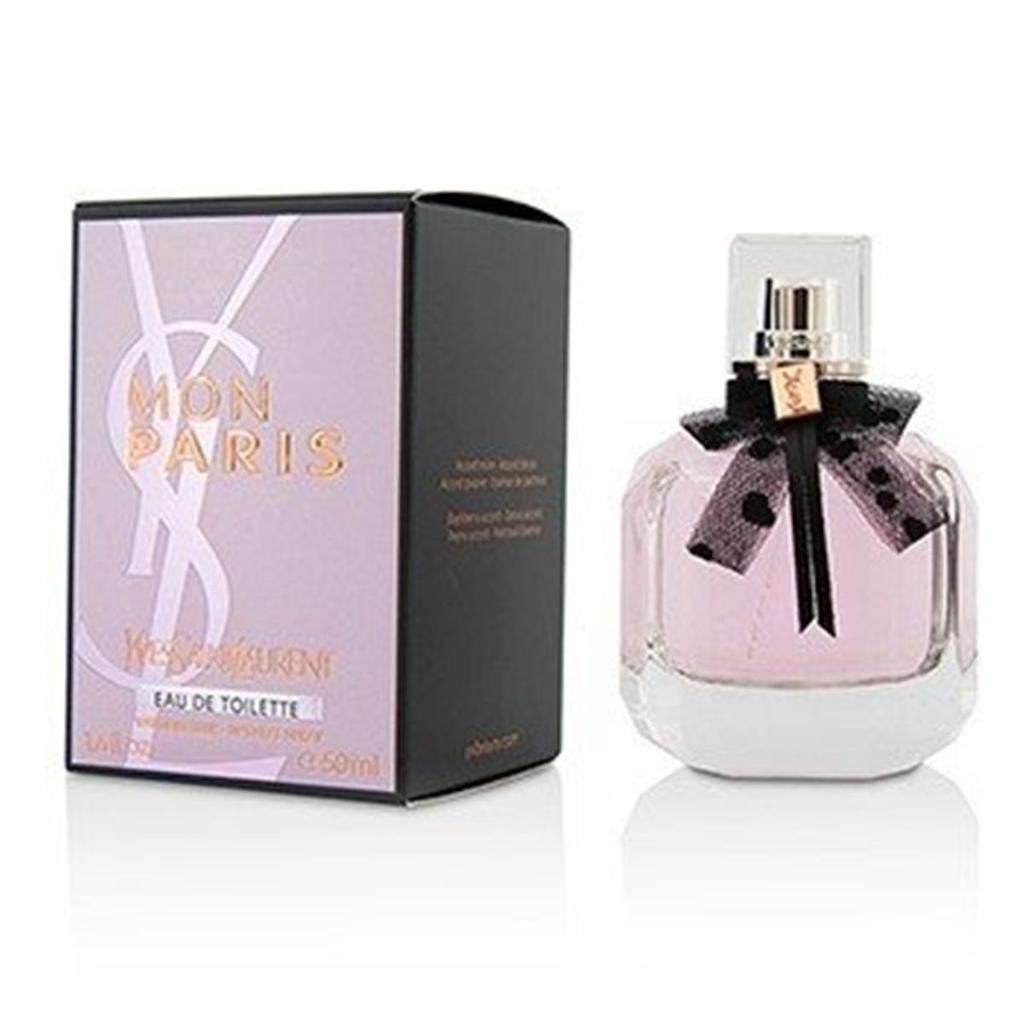 商品Yves Saint Laurent|Yves Saint Laurent 216643 50 ml & 1.6 oz Mon Paris Eau De Toilette Spray,价格¥803,第1张图片