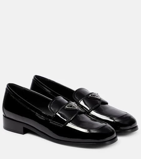 商品Prada|Patent leather loafers,价格¥9287,第1张图片