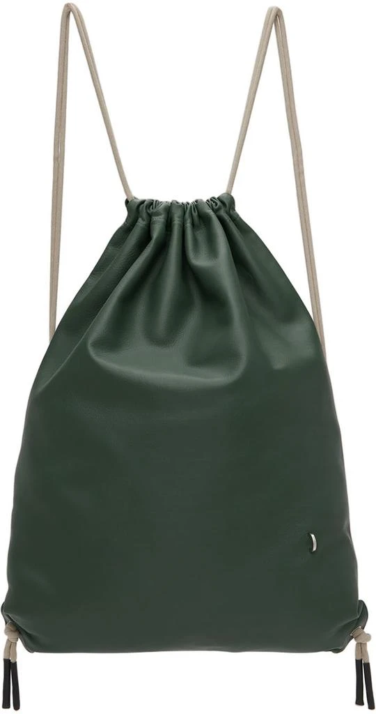 商品Rick Owens|Green Large Drawstring Backpack,价格¥4354,第1张图片