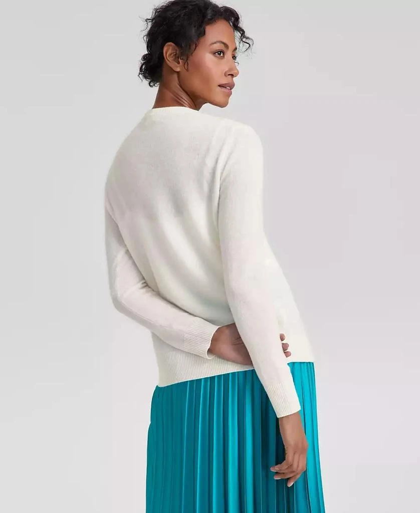 商品Charter Club|Women's Cashmere Embellished Crewneck Cardigan, Created for Macy's,价格¥824,第2张图片详细描述