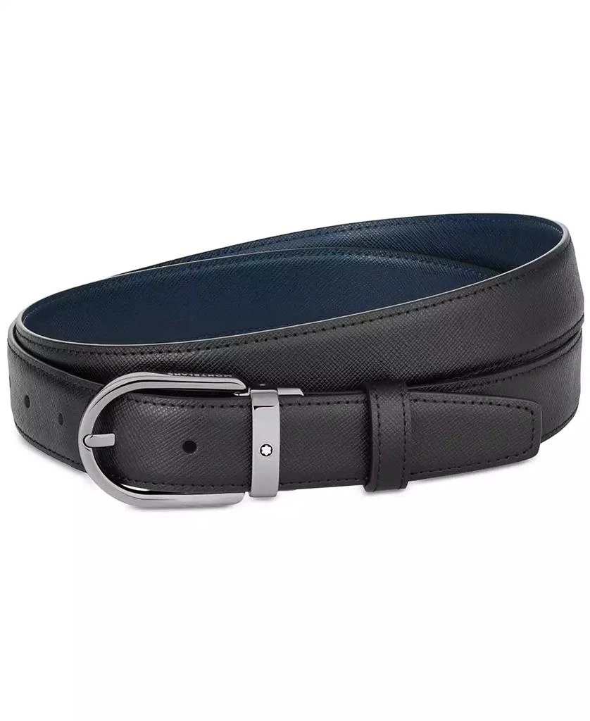 商品MontBlanc|Horseshoe Buckle Reversible Leather Belt,价格¥3167,第1张图片