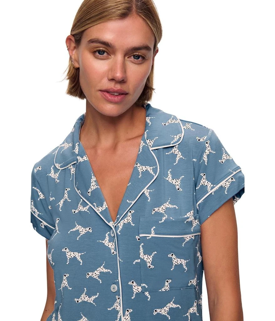 商品Eberjey|Gisele Printed - The Shortie Short PJ Set,价格¥1106,第3张图片详细描述