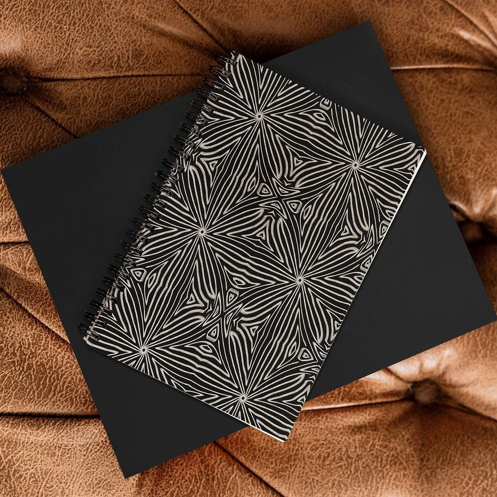 商品DENY Designs|Marta Barragan Camarasa Lines Bw Mosaic Ii Notebook Spiral,价格¥170,第4张图片详细描述