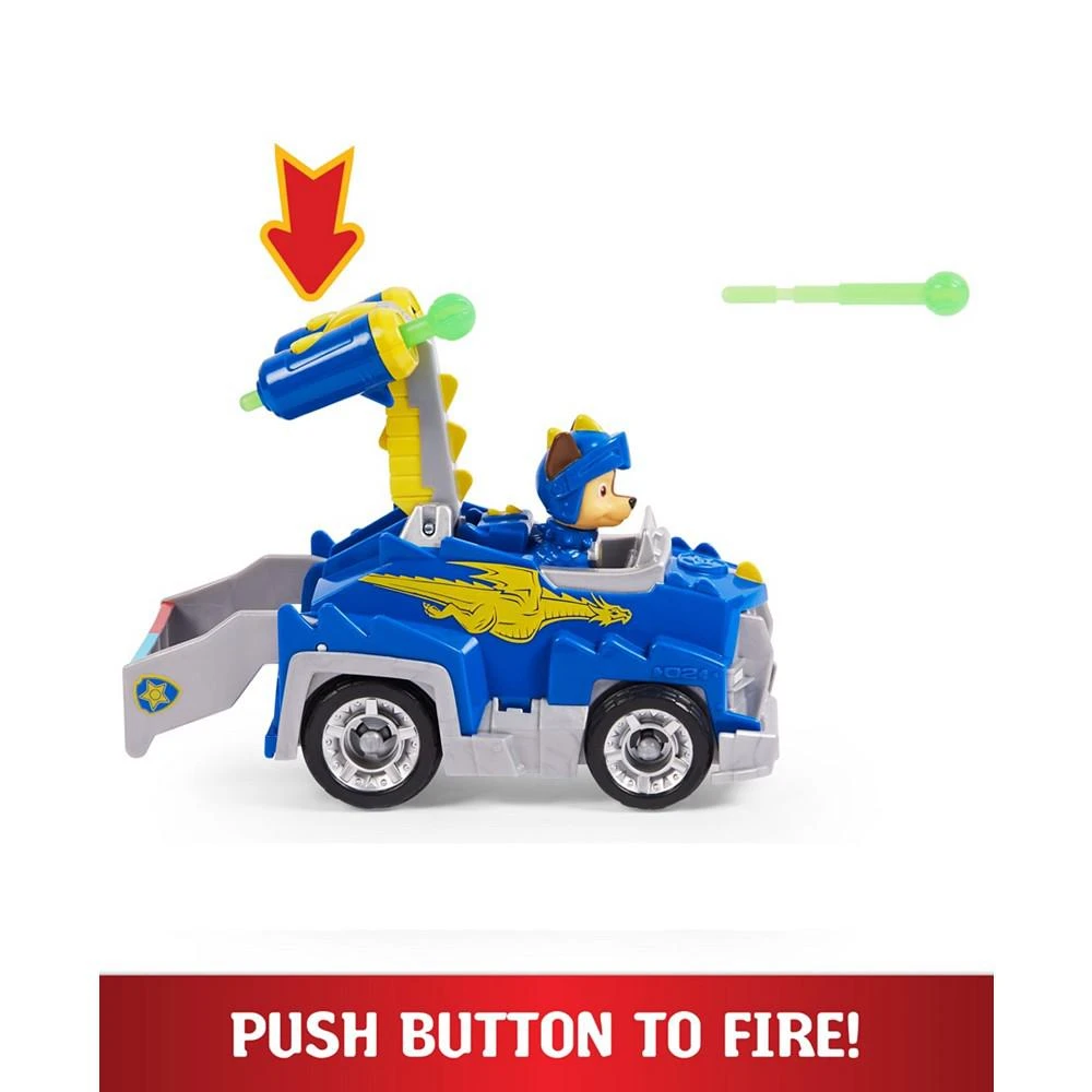 商品Paw Patrol|CLOSEOUT! Rescue Knights Chase Changing Toy Car with Collectible Action Figure, Kids Toys for Ages 3 and up,价格¥57,第3张图片详细描述