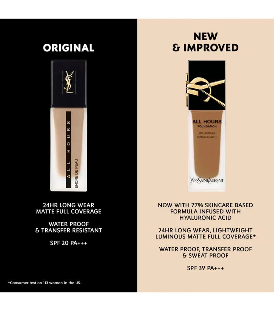 商品Yves Saint Laurent|All Hours Foundation - NEW,价格¥422,第4张图片详细描述