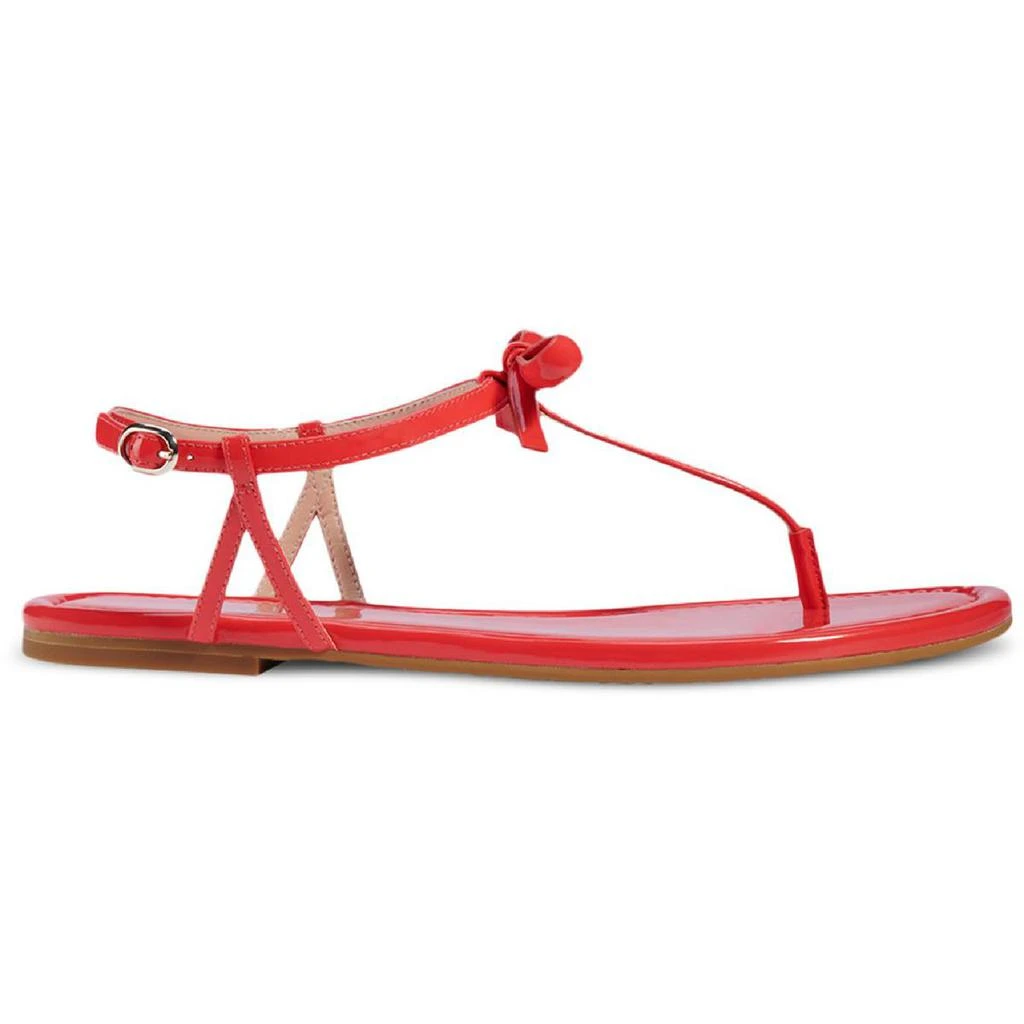 商品Kate Spade|Kate Spade New York Womens Piazza Patent Leather Ankle Strap Thong Sandals,价格¥283,第2张图片详细描述