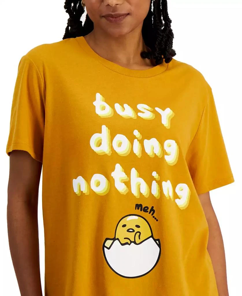 商品Love Tribe|Juniors’ Gudetama Busy Doing Nothing T-Shirt,价格¥75,第3张图片详细描述