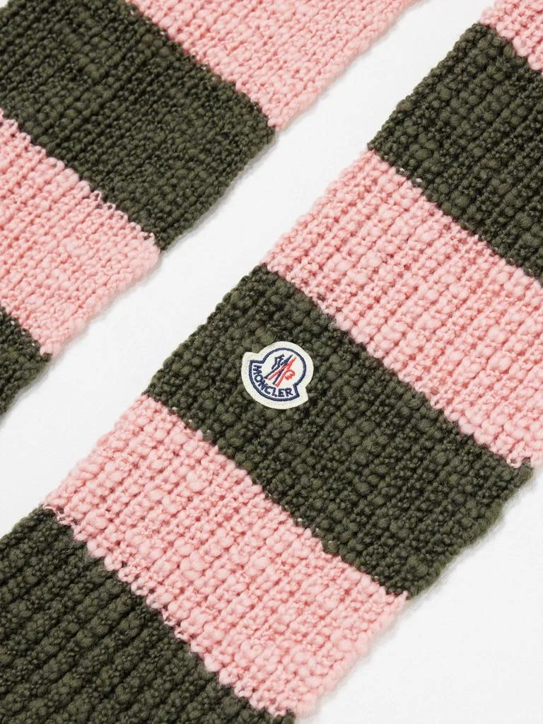 商品Moncler|Striped wool-blend scarf,价格¥1273,第3张图片详细描述