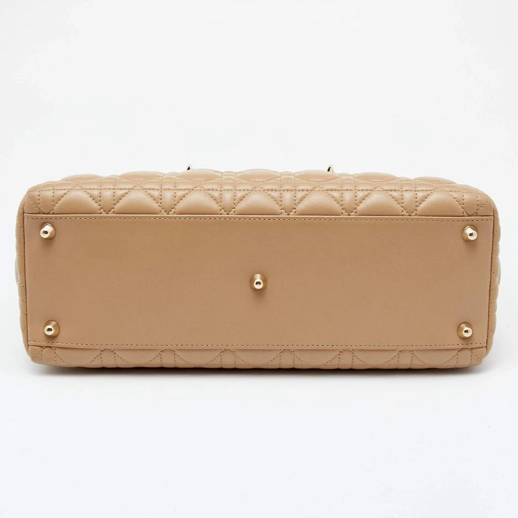 Dior Beige Cannage Leather Large Lady Dior Tote 商��品